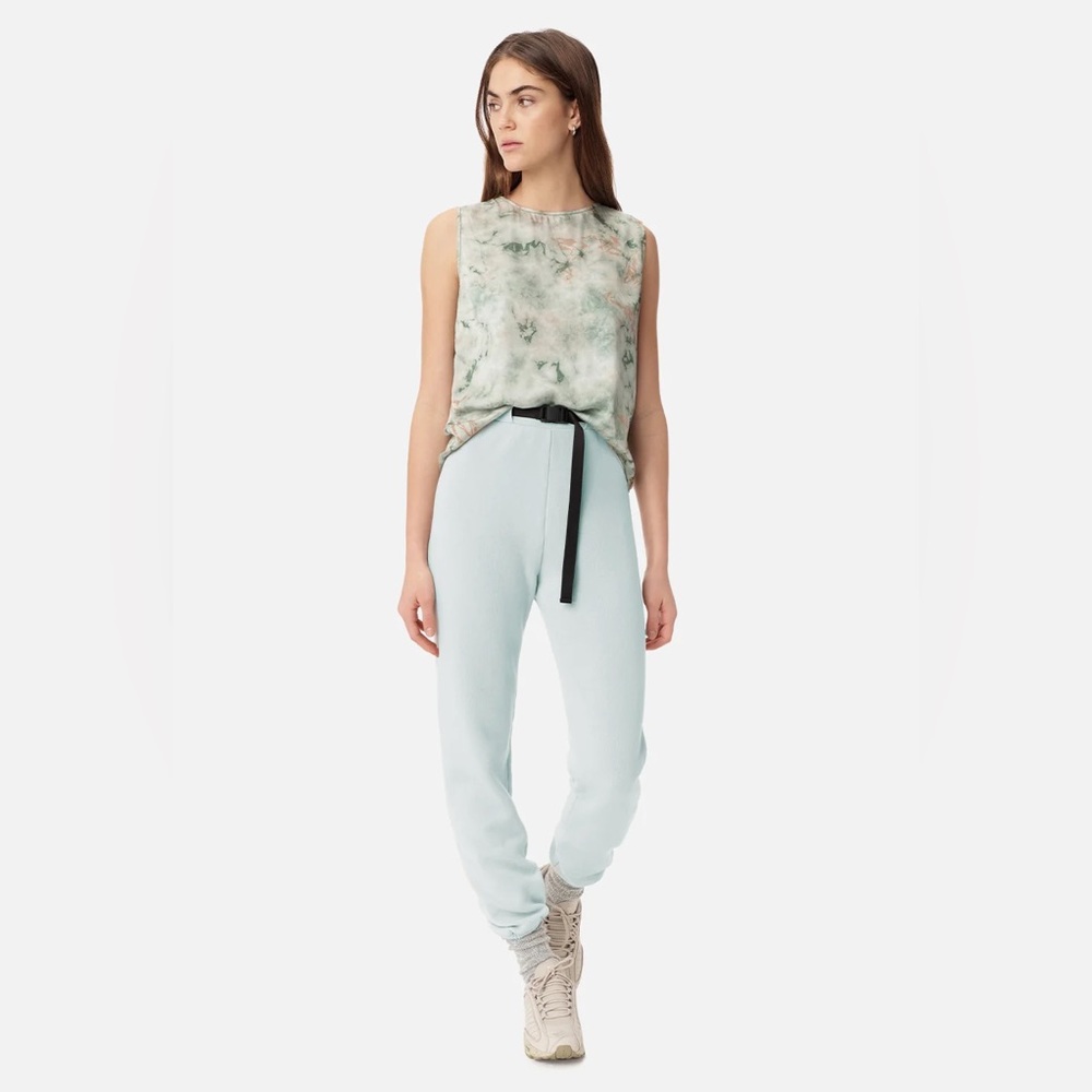 John Elliott BELTED VINTAGE FLEECE SWEATPANTS - SKY